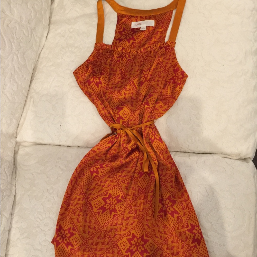 Boutique silk dress